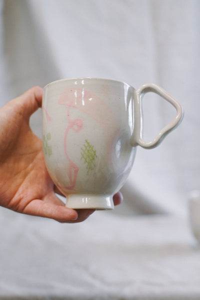 Pinched mug - pink