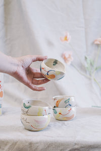 Painted creamers - the cottage garden collection