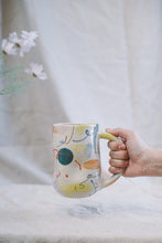 Load image into Gallery viewer, Painted large mug - the cottage garden collection