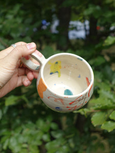 Painted mugs- the cottage garden collection