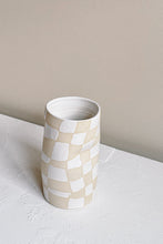 Load image into Gallery viewer, Checker pattern vase - Seconds