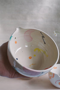Matcha bowl - the cottage garden collection