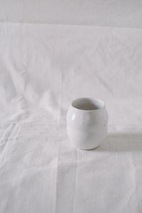 Mini vases white speckled