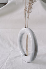 Load image into Gallery viewer, Ring Vase - drippy white glaze