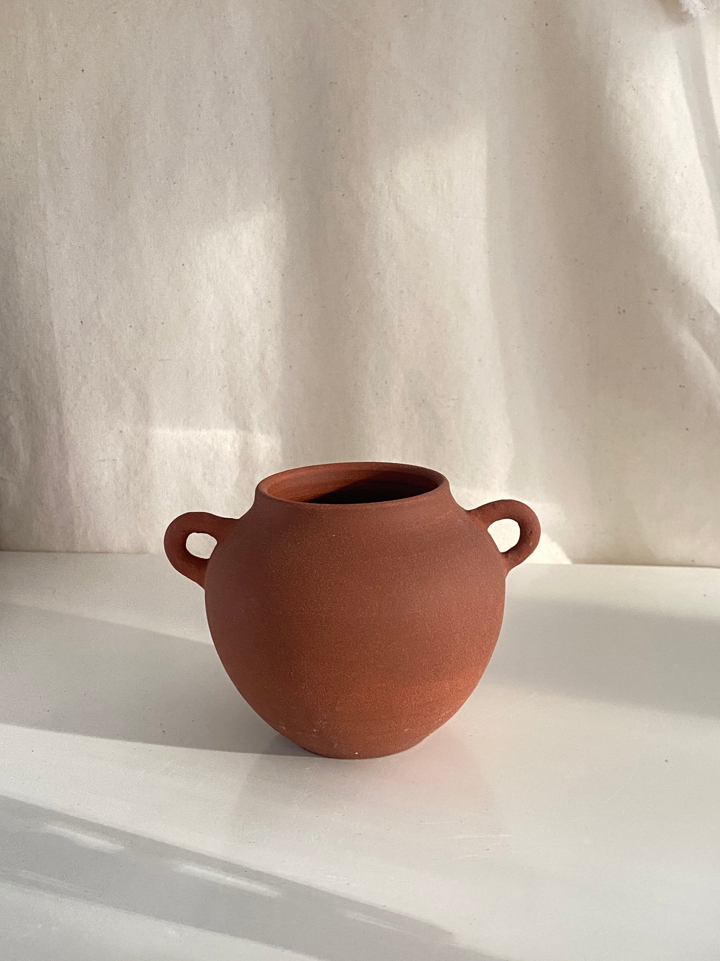 Small red clay vase 2