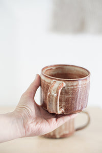 Textured Rust Mug