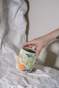 Abstract Painted Cup - 2