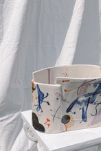 Load image into Gallery viewer, &quot;Paper Bag&quot; hand-built storage vessel - painted