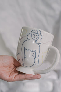 Porcelain Painted Mug